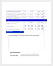 Example Management Vendor Scorecard