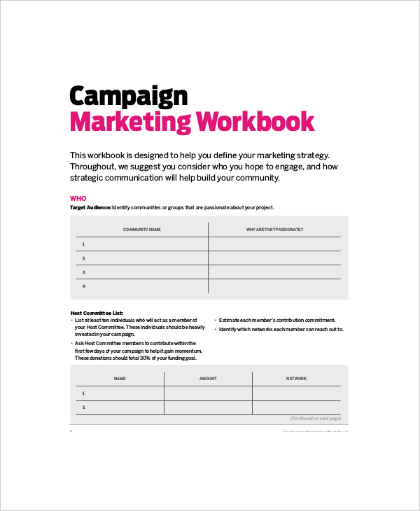 Marketing Campaign Template 11 Free PSD Word PDF Documents Download