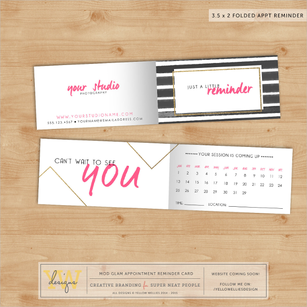 9+ Appointment Card Templates Free PSD, AI, EPS Format Download