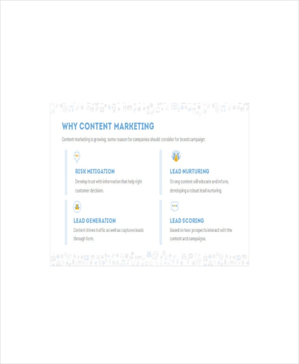 content marketing presentation template