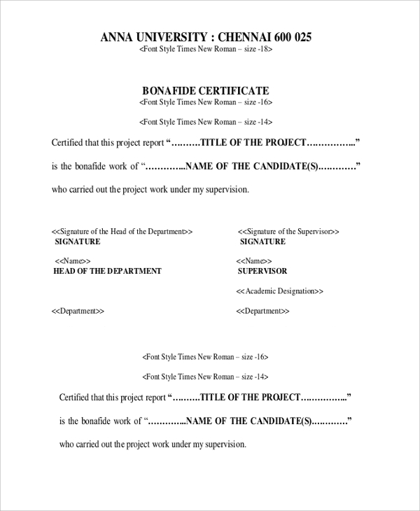 engineering project report template