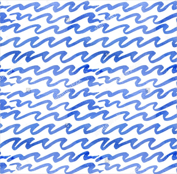 ocean line pattern wave brush