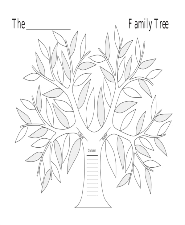 Family Tree Template - 8+ Free Word, PDF Document Downloads