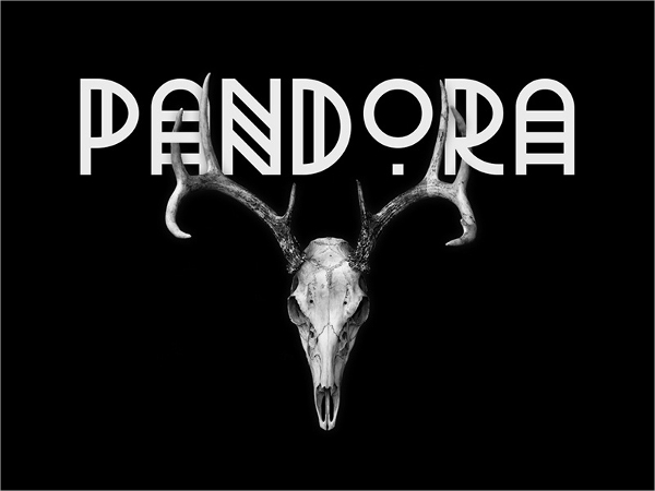 pandora horror font