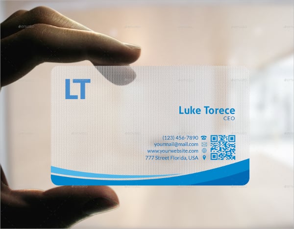plastic business cards template