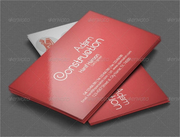 builders construction business card