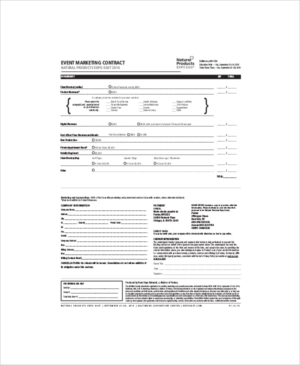 sample-event-marketing-contract-template