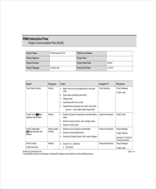 9+ Sample Project Update Templates- Docs, Word, PDF, Pages