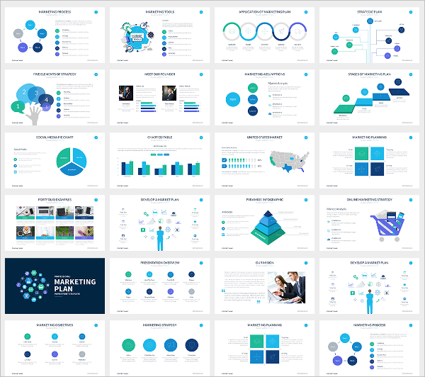 example marketing plan powerpoint presentation template