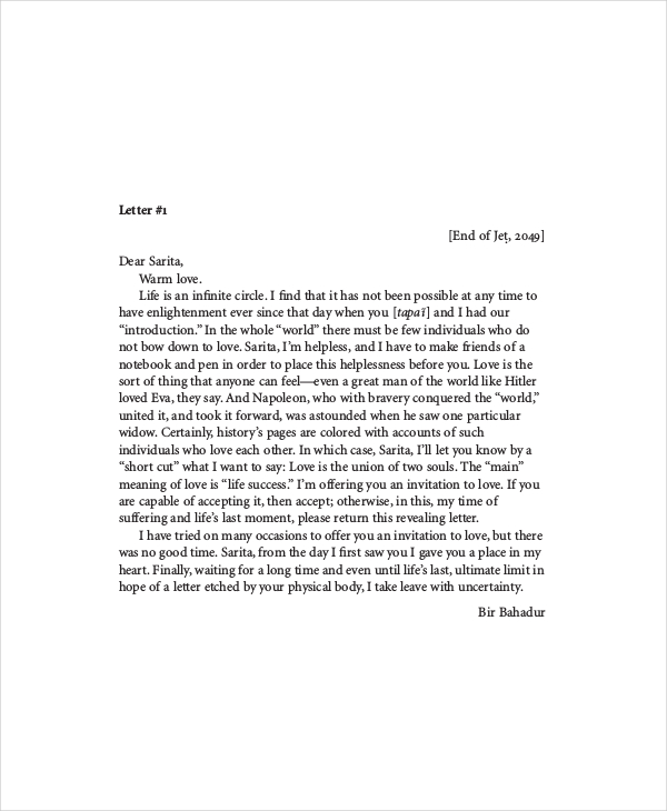 Goodbye Letter Template - 5 Free PDF Documents Download 