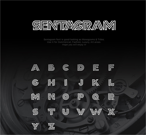 sentagram-logo-font