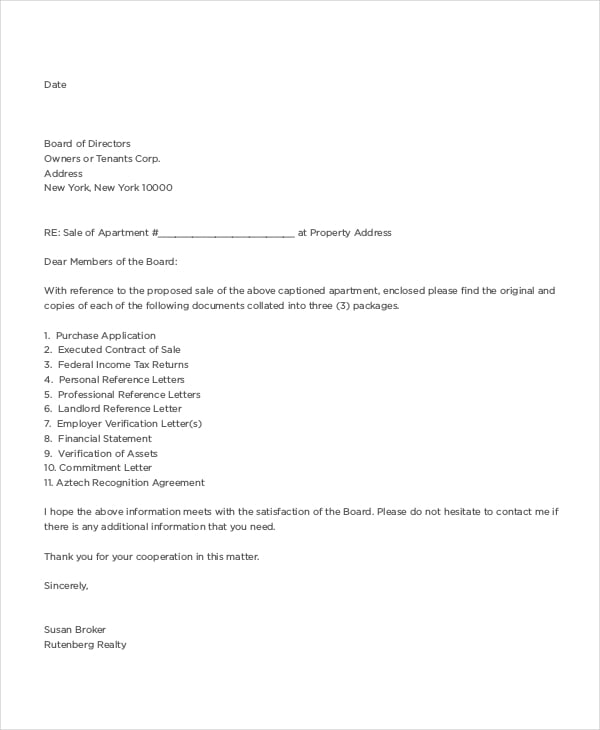 Sample Letter Of Recommendation For Apartment Rental from images.template.net