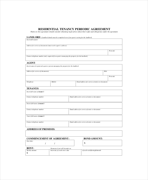 Lease Agreement Template Word Free Download DocTemplates