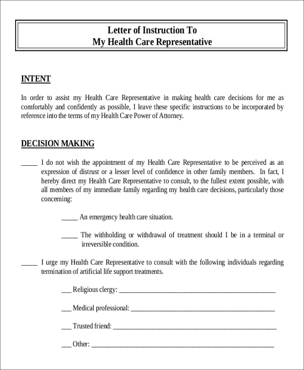 letter-of-instruction-to-my-health-care-representative
