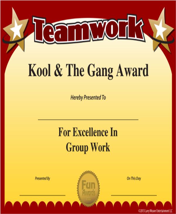 Free Funny Award Certificate Templates For Word