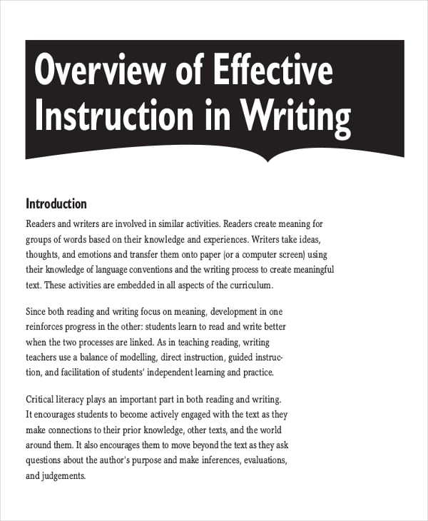 overview-of-effective-instruction-in-writing