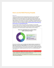 Digital Marketing Strategy Planning Template