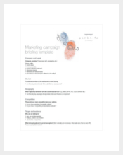 Example Marketing Campaign Briefing Template