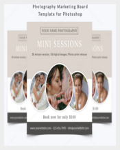 Example Photography Marketing Board Template