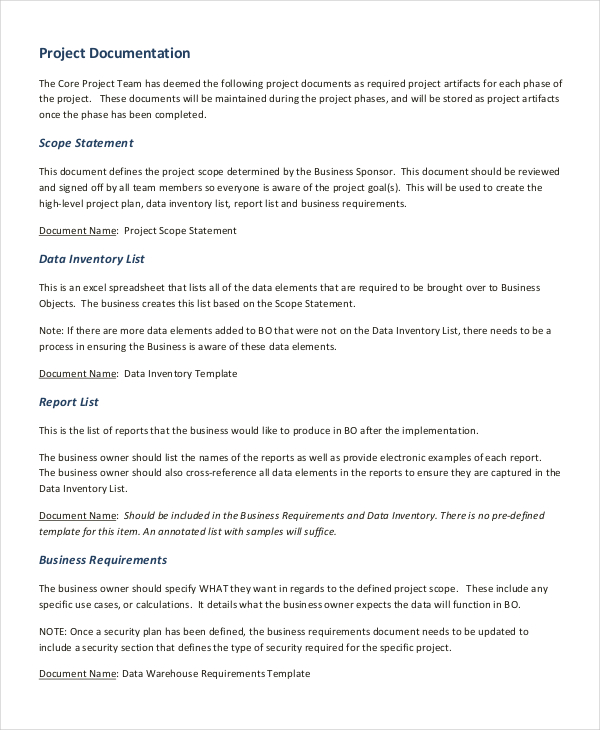 software-project-documentation-example-pdf