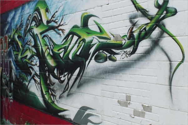 dragon graffiti art