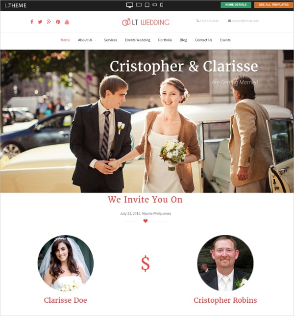 free-wedding-planner-website-theme