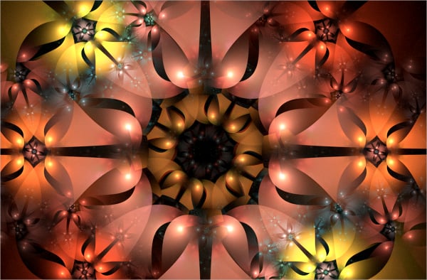 plastic flower pattern