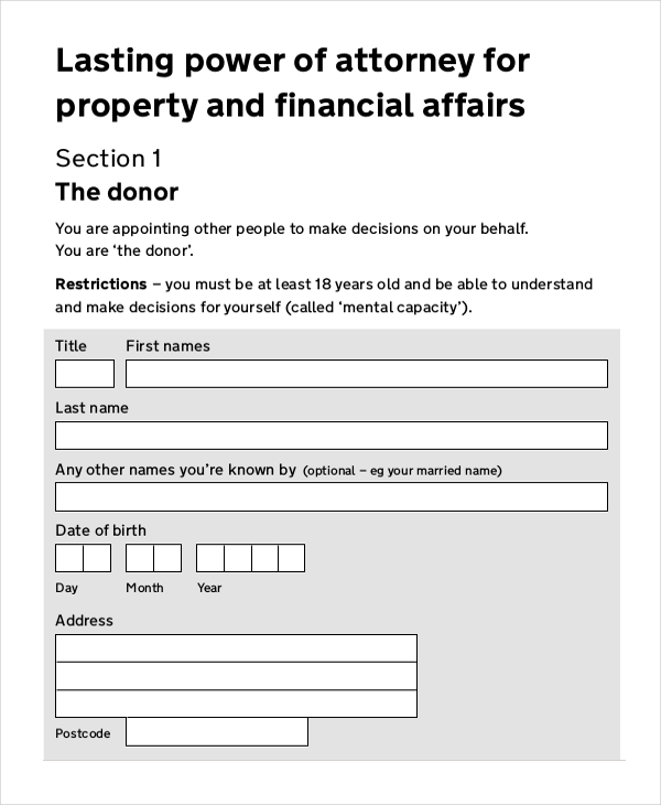 19+ Power of Attorney Templates Free Sample, Example, Format