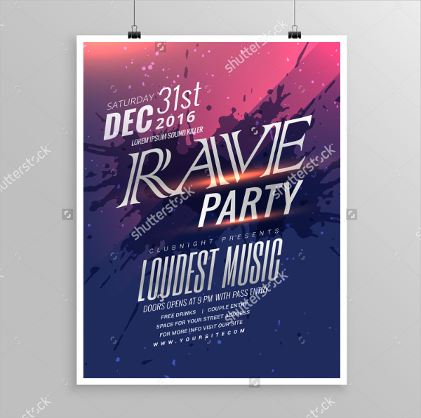 20+ Rave Flyer Templates Word, PSD, AI, EPS Vector