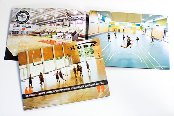 aura sports basket ball brochure