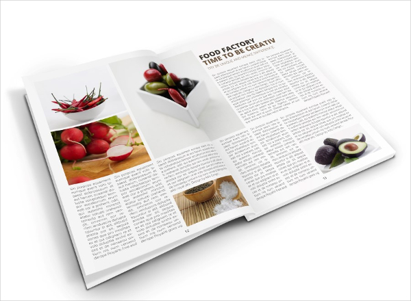 organic food factory brochure