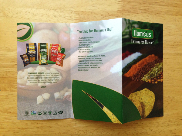 flamous brands organic food brochure