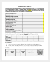 Commercial Promissory Note Template