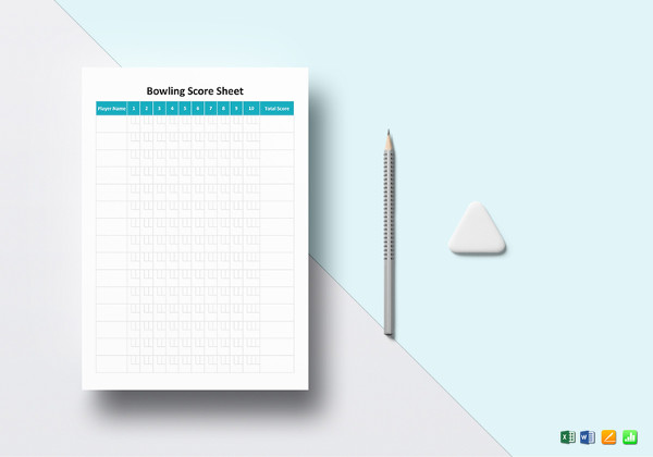 Microsoft Excel Bowling Score Sheet Template Download Free Software 