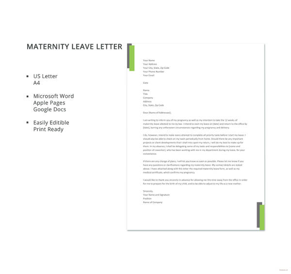 20+ Leave Letter Templates - Free Sample, Example, Format | Free ...