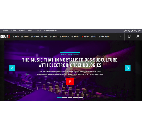 16+ Radio Station site Themes & Templates