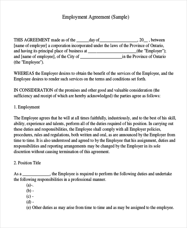 26+ Agreement Templates - Word, Pages, Google Docs