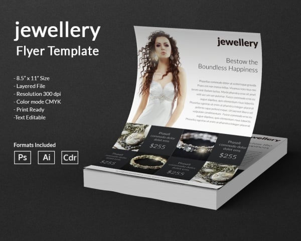 jewelry flyer template