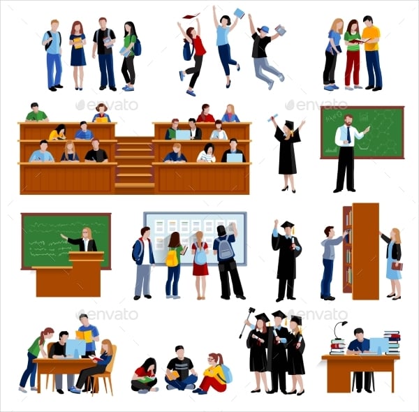 students-at-the-university-icon
