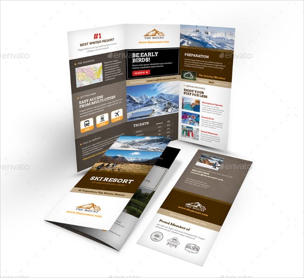 mountain resort brochure