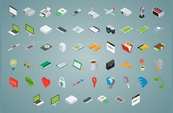 3d desktop icons