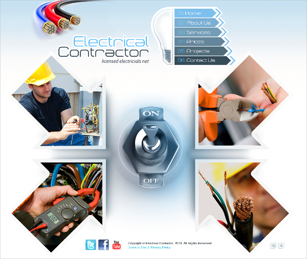 16-electrician-website-themes-templates