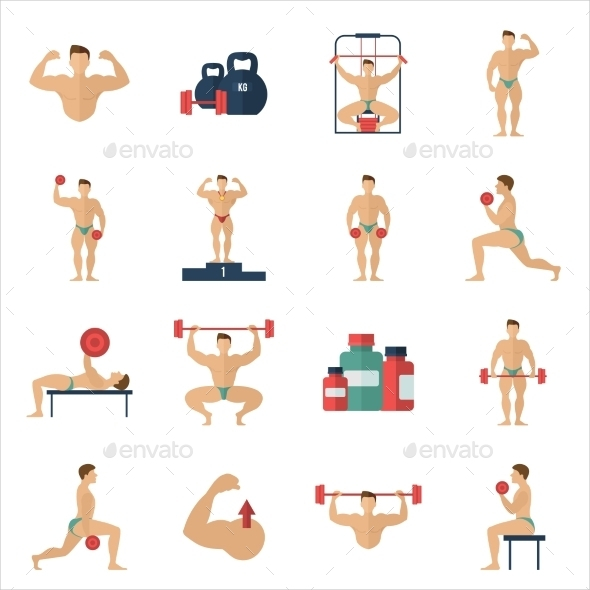 male fitness icons