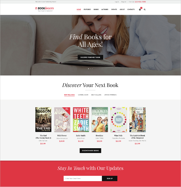 9+ Book Store WordPress Themes & Templates