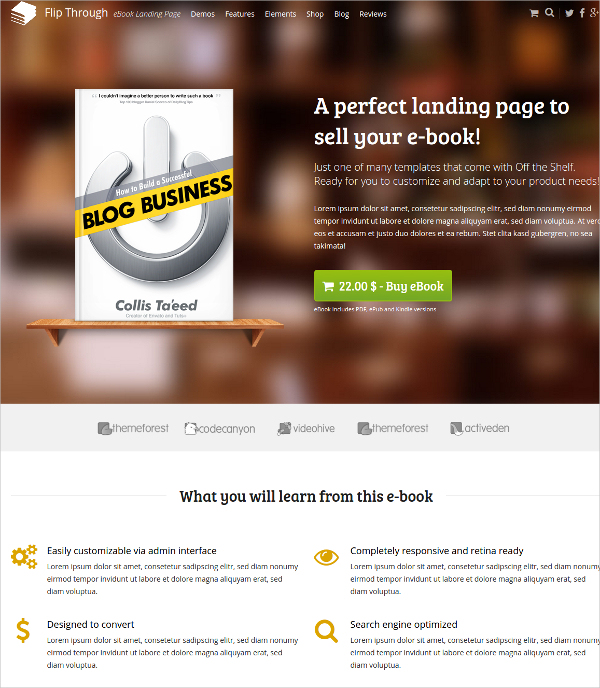 ebook marketing wordpress theme