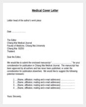 Medical Cover Letter Template