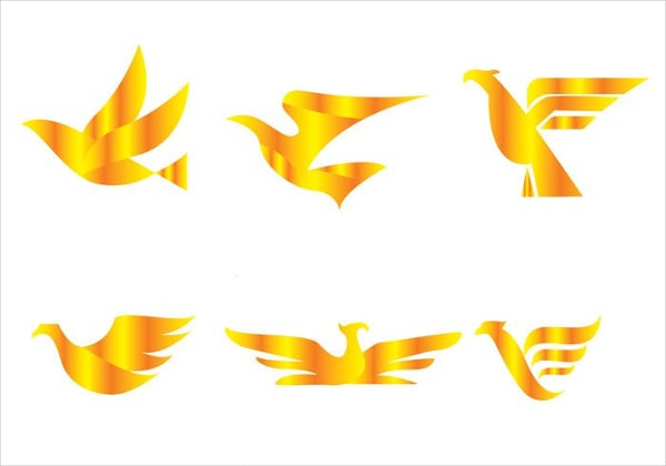 vector-golden-bird-logos