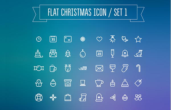 christmas party icons