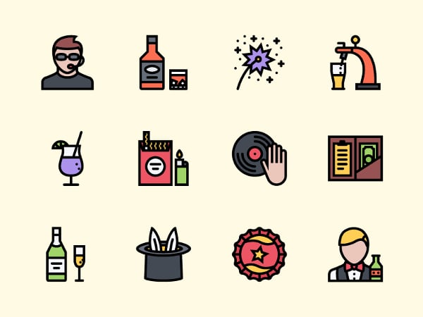 club party icons