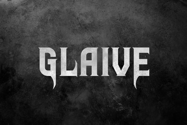 glaive typeface